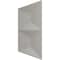 Ekena Millwork 19 5/8in. W x 19 5/8in. H Aberdeen EnduraWall Decorative 3D Wall Panel Covers 2.67 Sq. Ft. WP20X20ABGBW - alternate 6